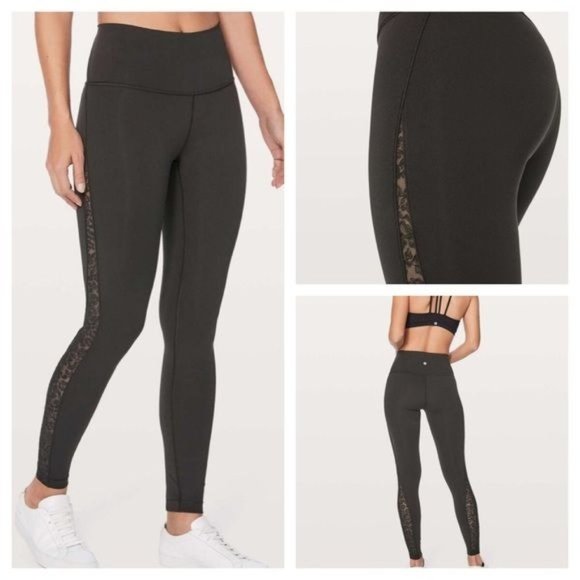 lululemon athletica Pants - Lululemon Wunder Under Hi-Rise Tight Special Edition Embroidered 4